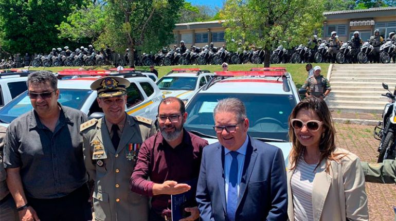 Vice-prefeito Jeferson Antuarte recebe viatura para a segurança de Capão do Leão