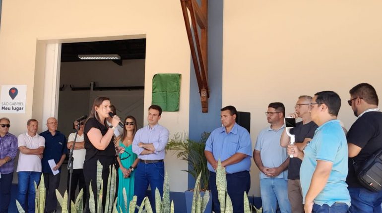 Letícia Boll participa da entrega de patrimônio histórico restaurado em São Gabriel