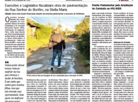 Na mídia: Alexandre Espeto acompanha obra realizada com recursos de emenda parlamentar de Danrlei