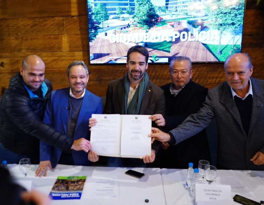 Prefeito Pedro Almeida e governador Eduardo Leite firmam acordo para construção da Cidade da Polícia em Passo Fundo