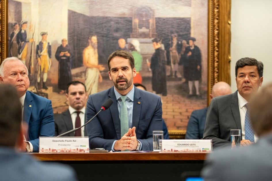 governador Eduardo Leite defende autonomia estadual em debate sobre a PEC da Segurança Pública