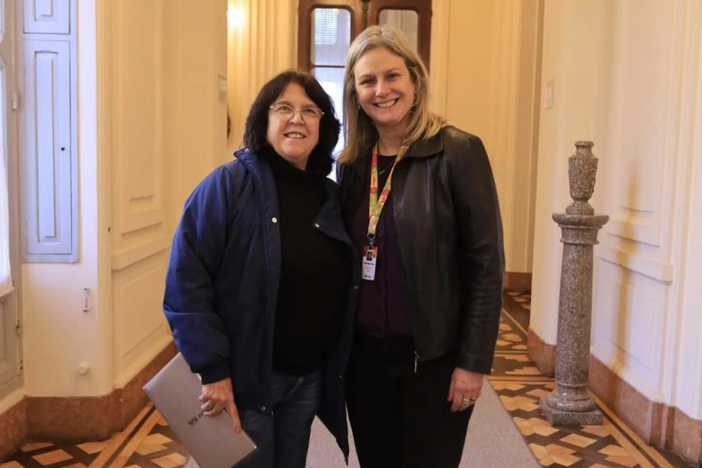 Sandra Weber cumpre agenda no Palácio Piratini