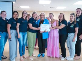 Arita Bergmann inaugura Centro Saúde 60+ e entrega Selo Amiga da Mãe em Lajeado